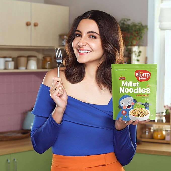 SLURRP FARM Little Millet Noodles No Maida, Not Fried, 192 G, Vegetarian, 0.42328754304 grams